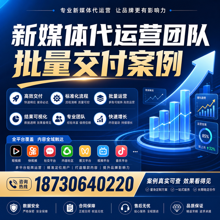 郴州代运营公司多客户账号批量高效交付案例